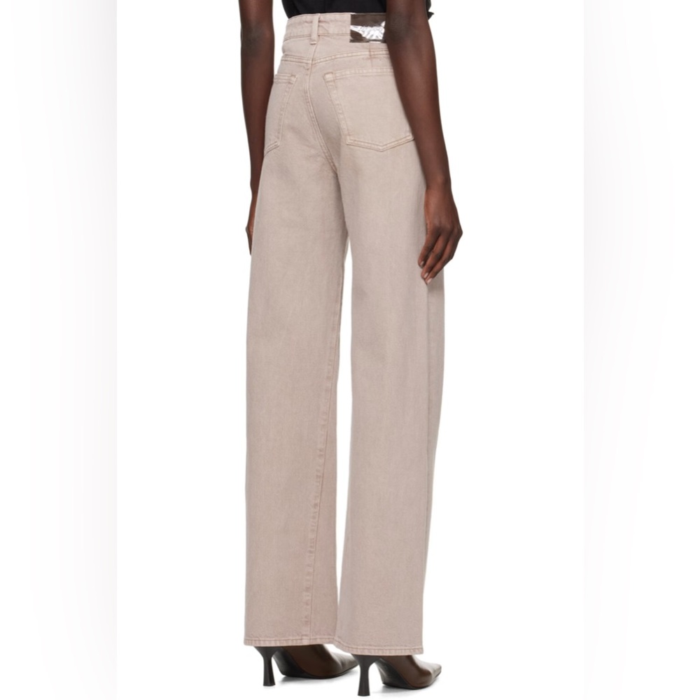 OUR LEGACY Beige Treble Cut Jeans